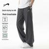 Men's Guirenniao Ice Silk Mesh Quick-Dry Straight-Leg Casual Pants
