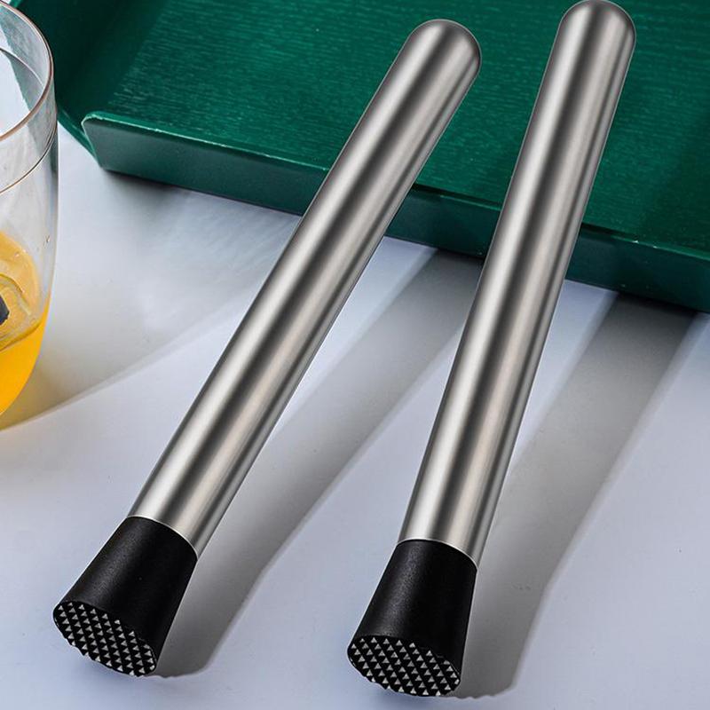 Nerezové kladívko na drcený led Multifunkční nanukové tyčinky Koktejlové míchátko Ovoce Citron Muddle Barové náčiní