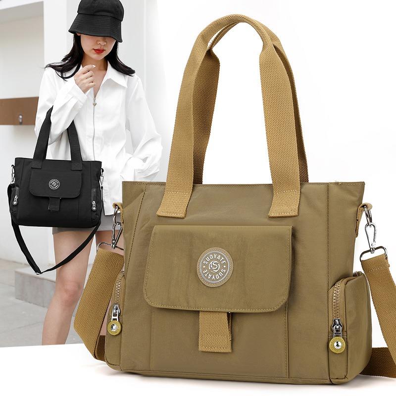 Women's Bag Summer New Nylon Bag Handbag Large Capacity Shoulder Crossbody Bag Urban Simple Mother Bag