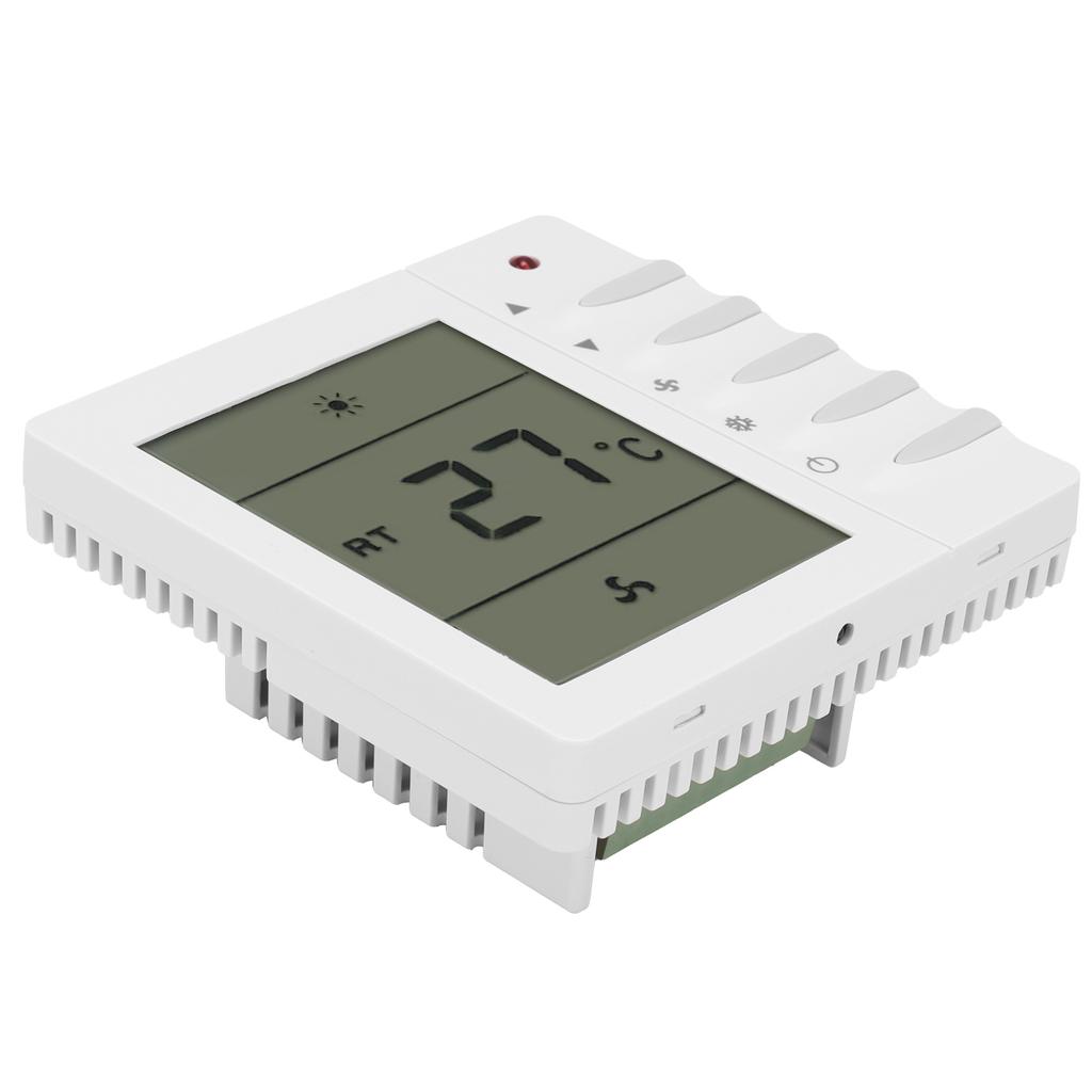AC220V Central Air Conditioning Fan LCD Thermostat Air Conditioning Temperature Controller