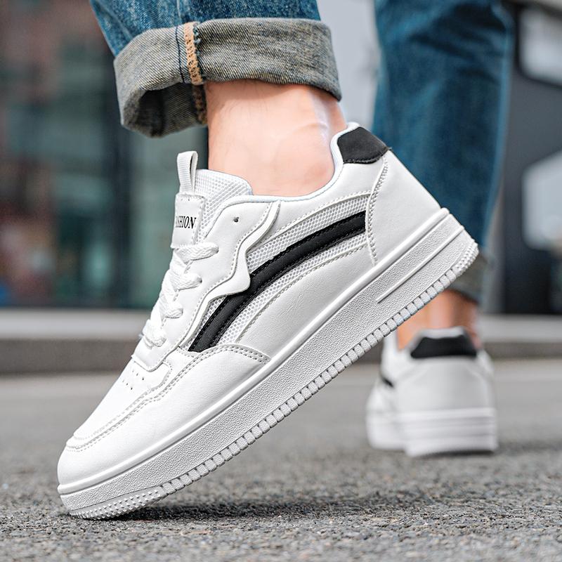 Men 's Casual Four Seasons Fashion Skateboarding  Students Comfortable Sneakers Boys Trending Soft Sole Breathable Shoes