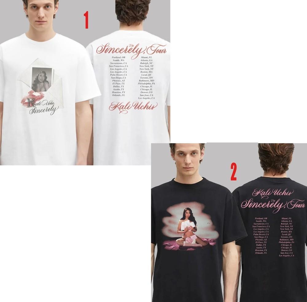 

Kali Uchis The Sincerely Tour 2025 Date Back Two Sided Unisex T-Shirt S