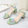Fashion Plus Size 36-42 Shoes for Women Summer Fashion High Heel Comfortable Platform Sandals Casual Non-slip Sandalias De Mujer