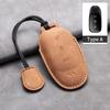 Sheepskin Car Key Case for LEADING IDEAL Lixiang L7 L8 L9 ONE 2025 2025 Li Auto Smart Remote Cover Keychain Shell Accessories