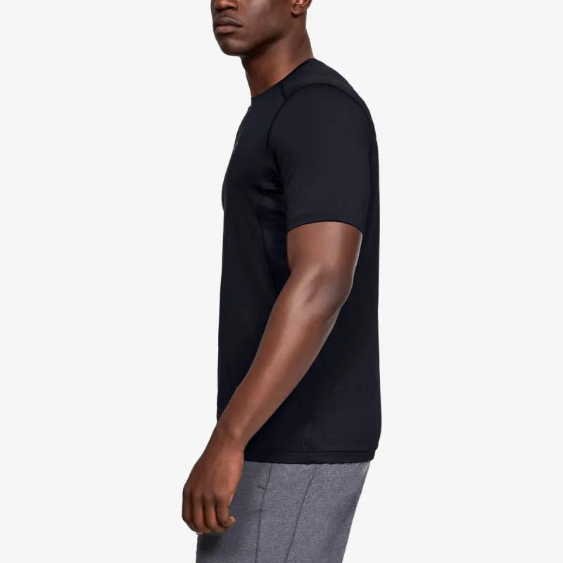 Under Armour T Shirts Men's Black/Graphite Ink Crew Neck Moderate 1257466-001