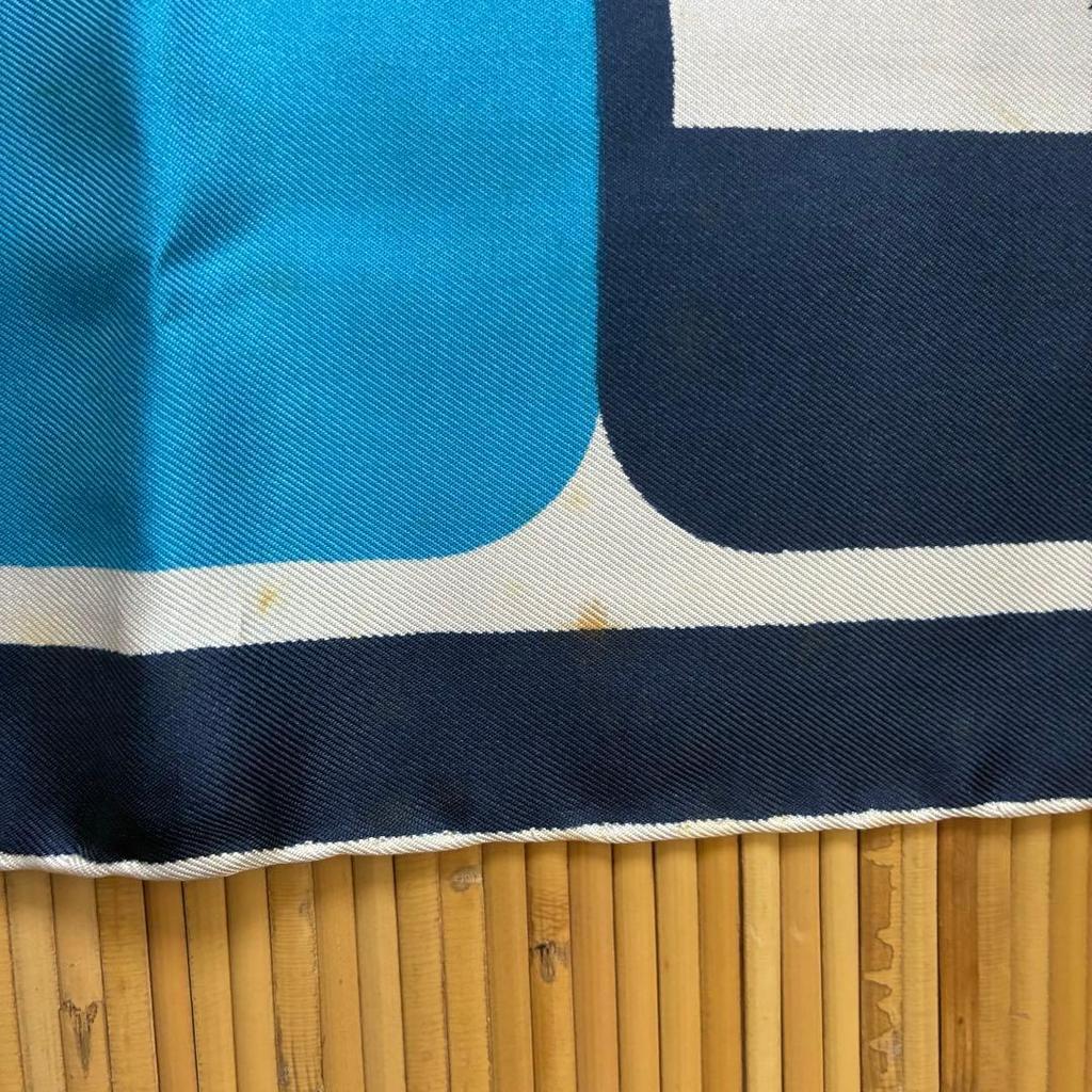 Used LANVIN PARIS Scarf Large Square Multicolor