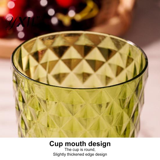 Water Mug 400ml Coffee Cup Large Capacity Shatterproof Acrylic Unbreakable Soft Drinks Tumblers for Home