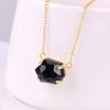 KELITCH Top Crystal Pendant Necklace Fashion Gold Chain for Women Jewelry Gift (Brown Gold)
