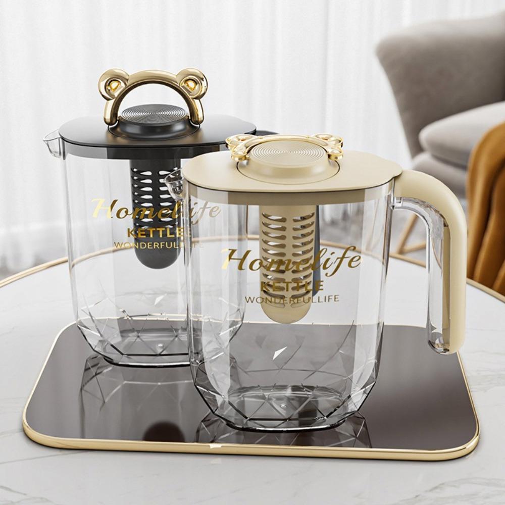 

2L Water Jug Plastic Beverage Pitchers Household Cold Kettle коричневий