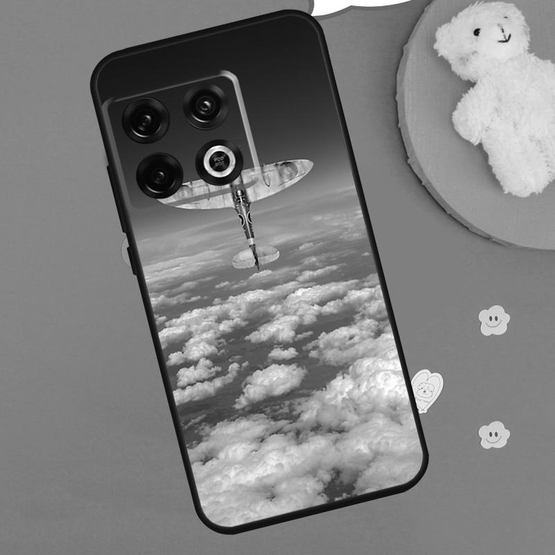 Airplane Aircraft Case For OnePlus 15 13 12 11 13T 13R 12R 10R 10T 8T OnePlus Nord 5 CE 4 3 Lite N20 N30 Funda