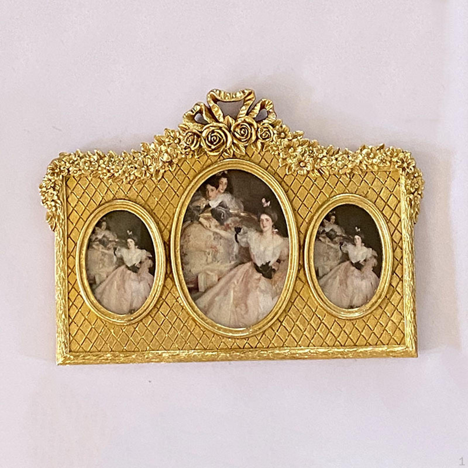 

Antique Style Decorative Photo Frame, Vintage Bathroom Frames 3 Picture