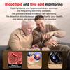 2025 New High-precision ECG Blood Lipids Uric Acid Risk Assessment Smart Watch Pulse Body Fat BP Dynamics Health Monitor