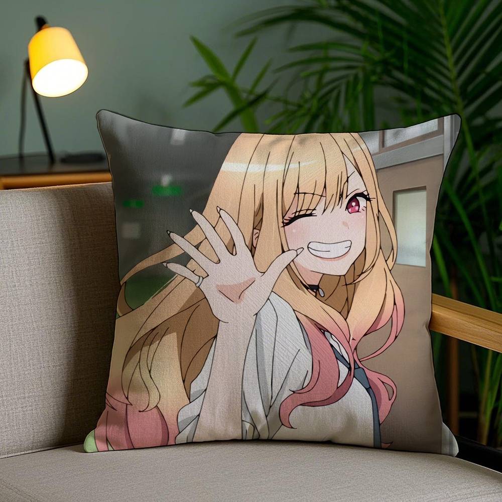 

Game Genshin Impact-G Cute Nahida Pillow Case Anti-dustmite Pillowcase Invisible zipper silky short plush Sofa cushion cover 12x12Inch