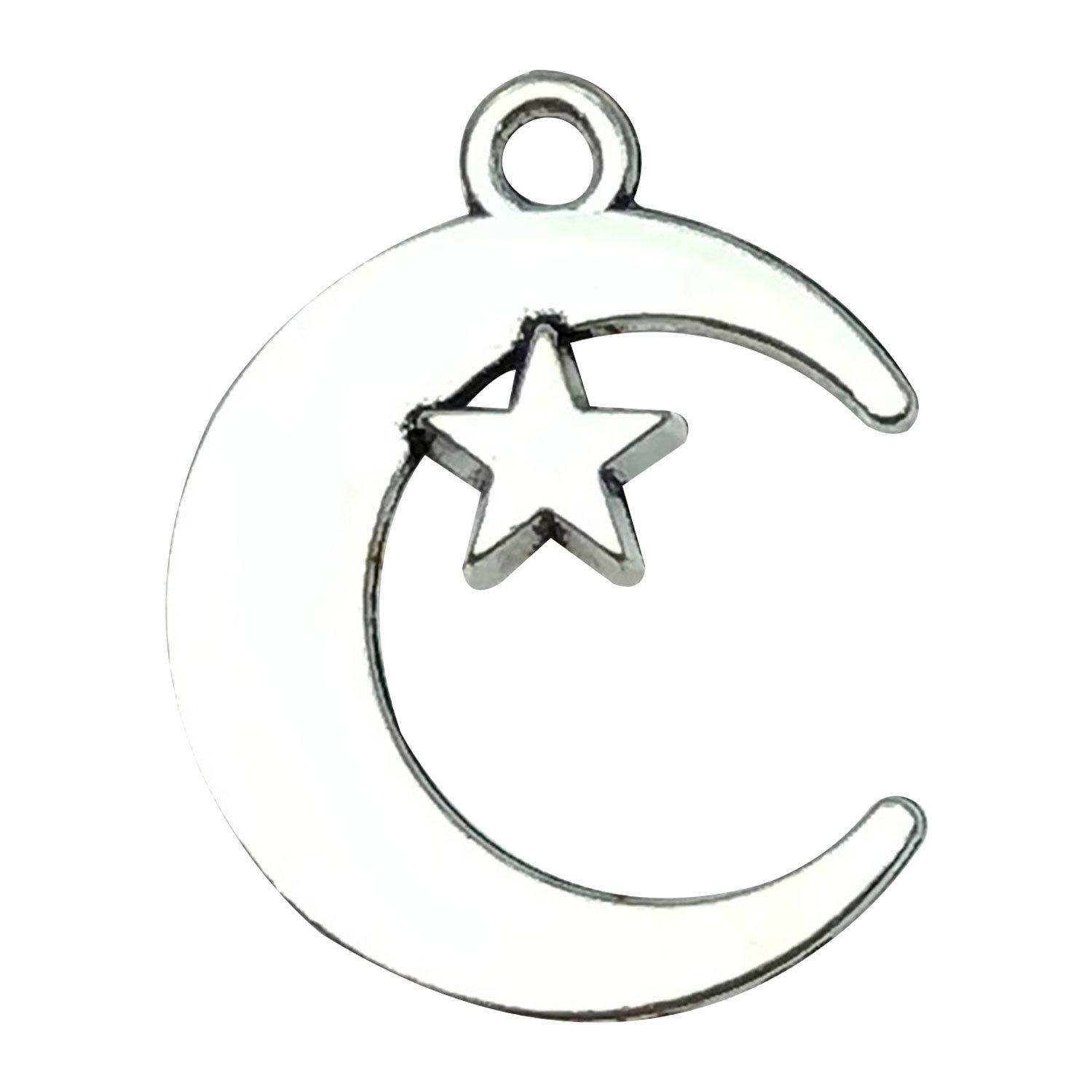 

Винтажные серебряные подвески «Солнце, Луна, звезда» для ожерелий и браслетов своими руками