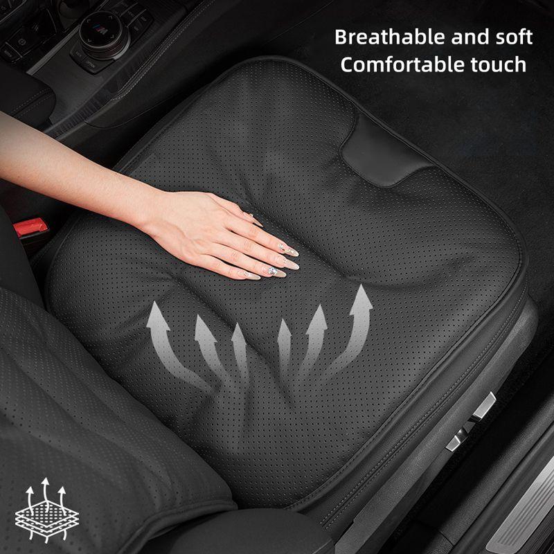 Leather Car Seat Covers for Mercedes Benz A/B/C/E/S Class W206 W220 W205 W211 W212 W201 Front/Rear Seat Protect Car Seat Cushion