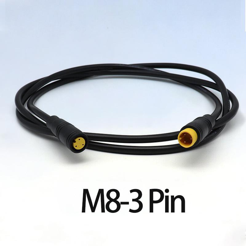 M6 M8 2 3 4 5 6 Pin Male to Female EbikeElectric Butt Cable Plug Connector Scooter Brake waterproof Signal Sensor cord 1 meterl