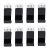 30 Set   Record Wall Mount Acrylic Punch   Floating Record Wall Shelf for Book Magazines