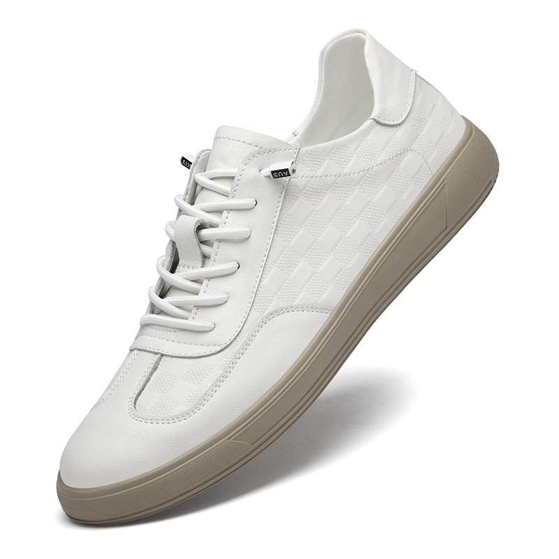 

Модные мужские кроссовки из натуральной кожи, повседневная обувь для мужчин, высококачественные удобные туфли на плоской подошве, универсальная обувь для скейтбординга ручной работы для мужчин 38