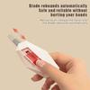 Diamond Design Unbox Knife Safety Round Head Cutter Magnetic Carton Box Cutter For Opening Package Letter Utility Knife
