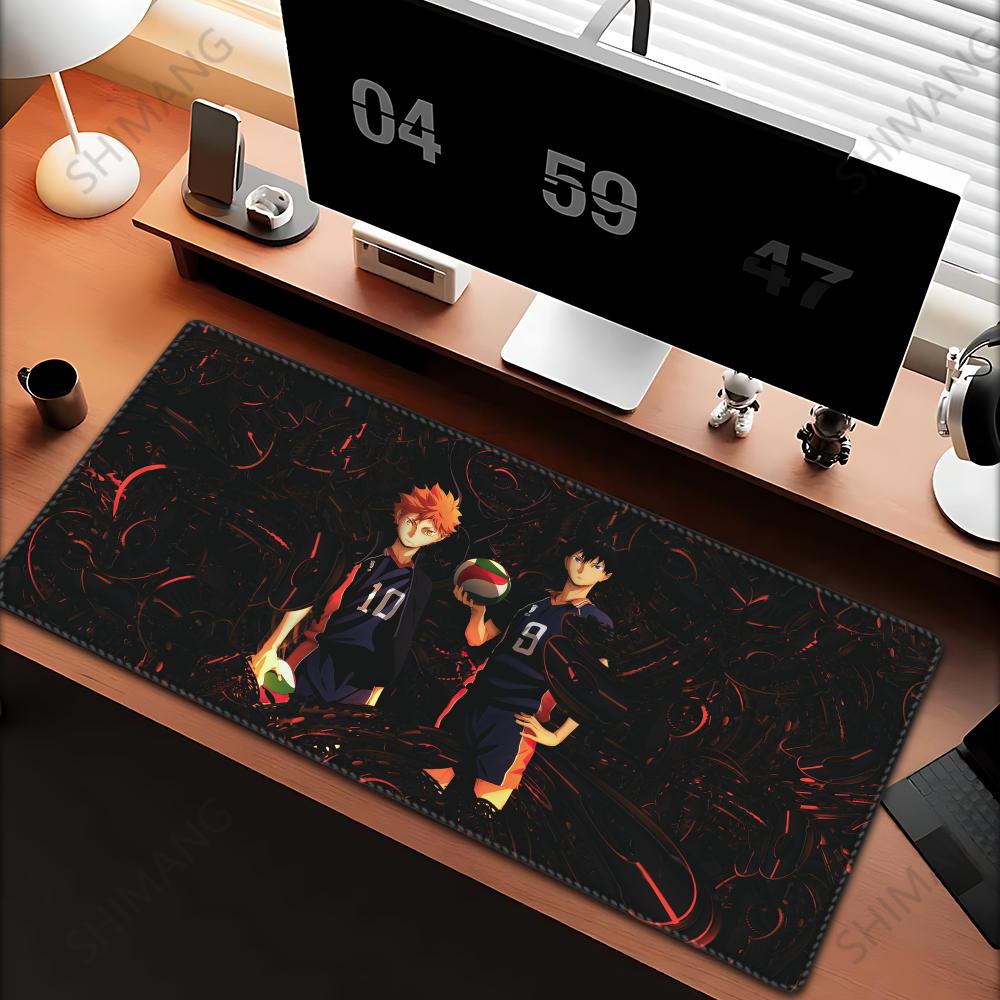 Mouse Pad Anime HD Haikyuu Large Rubber Rugs PC Game Table Mat Laptop Desk Pad XL Nonslip Computer Keyboard Office Desktop Mats