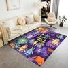 Halloween Bluey Characters Area Rug Suitable for Balcony Game Room Study room Playrooms Anti-slip Rug Anime Office Decor Perfect Gift for Women/Men