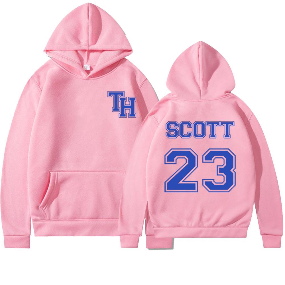Felpa con cappuccio One Tree Hill Maglietta TREE HILL RAVENS Stampa su 2 lati Felpa Nathan Scott 23 Felpe con cappuccio trendy a tre colori del Nord Carolina