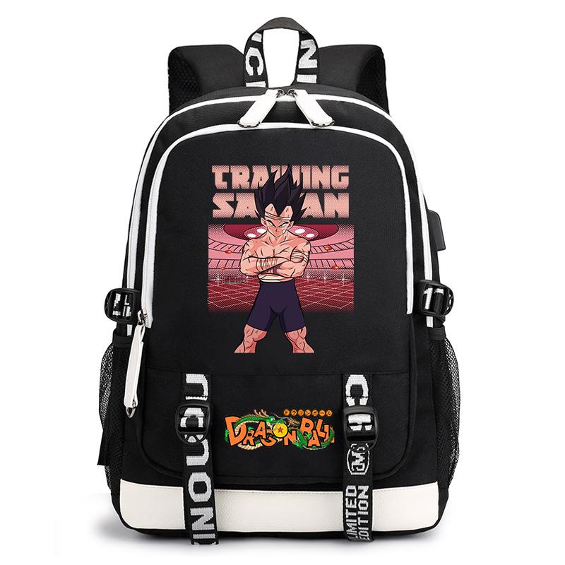 Anime Dragon Ball Backpack for School Casual Daypack for Kids Teenagers Students Boys Girls Everyday Use