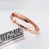 Purple Gold Fashion Luxury Simple Smooth Pull Bracelet Rose Gold Plated Round Belly Bracelet Jewelry
