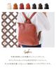 BAG since Imai Bag GENOVA Cowhide Mini Backpack Genuine Leather Made in Japan Zipper Rucksack Stylish [IMAI 1977] L-shaped (2670 Orange)