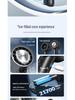 2025 USB Portable Mini Turbine Ice Fan: 100-Speed Digital Display Outdoor Handheld