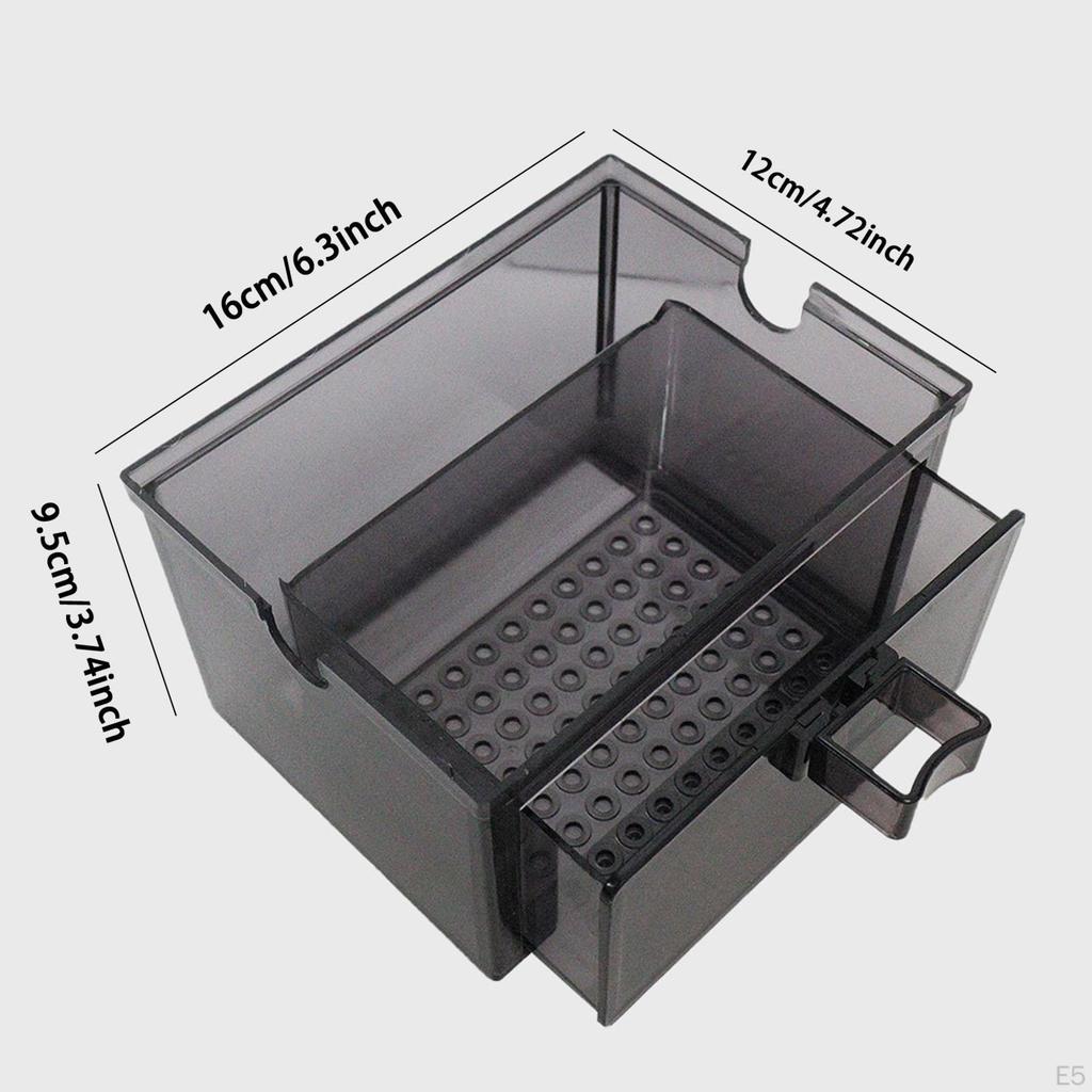 Aquarium Box Compact Lightweight Quiet Overflow Filtration System Drawer Tray