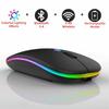 Mute Function Wireless Mouse Silent Design Computer Mouse Type-C Charging Optical Mouse  Office Use