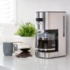 Kenmore Programmable Coffee Maker, 12-Cup Glass Pot, Auto Shut Off, Reusable Filter, White