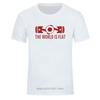 Neues Sommer The World Is Flat Engine T-Shirt Kurzarm Benutzerdefiniertes T-Shirt Stil Unisex Rundhals Baumwoll-T-Shirt Mode Streetwear T-Shirts