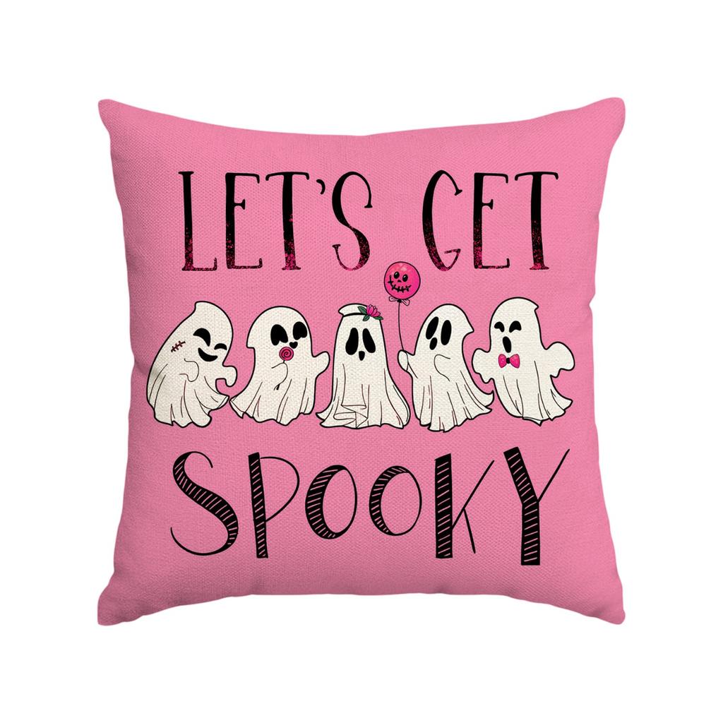Halloween Festival Decoration Living Room Sofa Cushion Pillow Cover Offices Waist Pillow Cover (excluding Core)