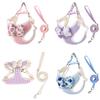 Pet Dog Harness With Bowknot Soft Comfortable No Pull For Small Medium Large Dogs
