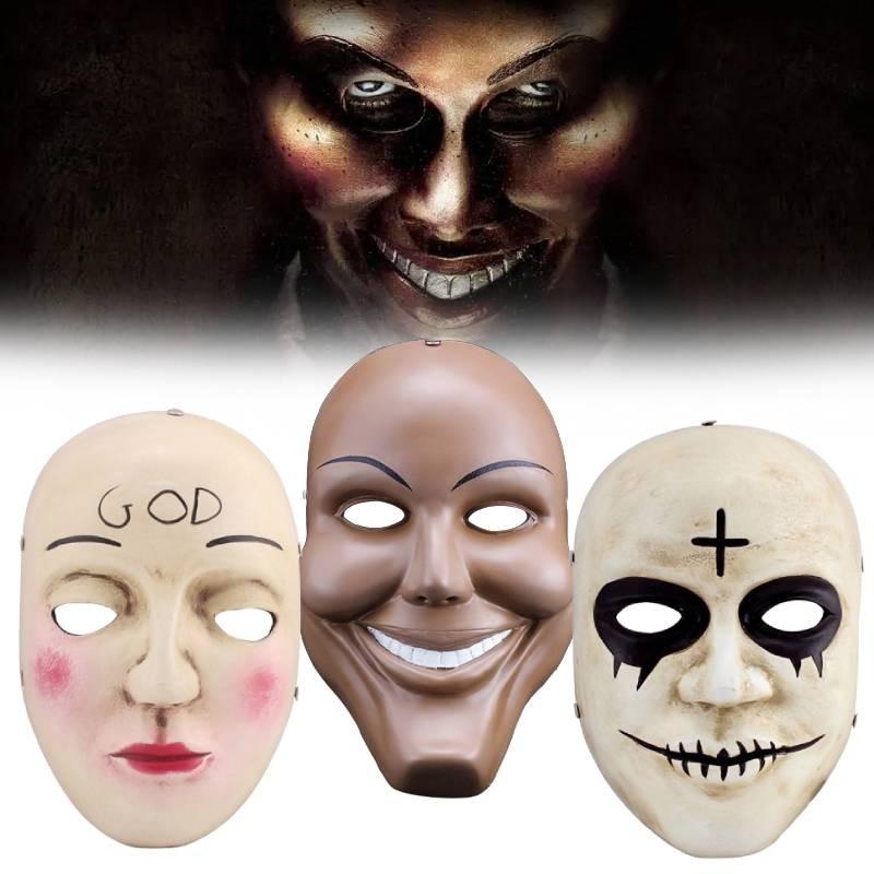Exquisite Human Purge Plan God Horror Mask Featuring Smiling Face Full Face Resin Collectible