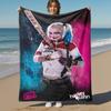 Harley Quinn Good Night Suicide Squad - Throw Blanket, Soft Bedding Cover, Flannel Blankets, Living Room, Travel, Camping,All Seasons Use194