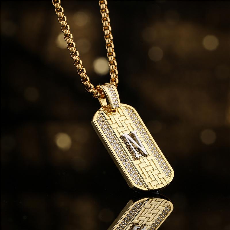 Collana Iniziale Con Ciondolo Bolla – Placcata Oro 14K, Catena 45+5 Cm, Gioiello Personalizzato