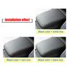 For VW Golf 7 MK7 2014 - PU Leather Car Armrest Cover Trim Center Console Lid Car Accessories