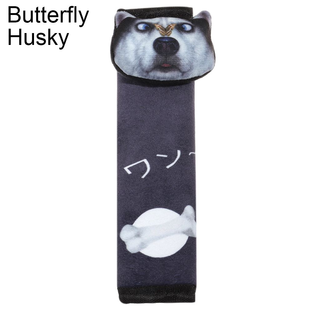 Lovely Flannel Three-Dimensional Car Shoulder Guard Cartoon Shoulder Strap Safety Belt Protector