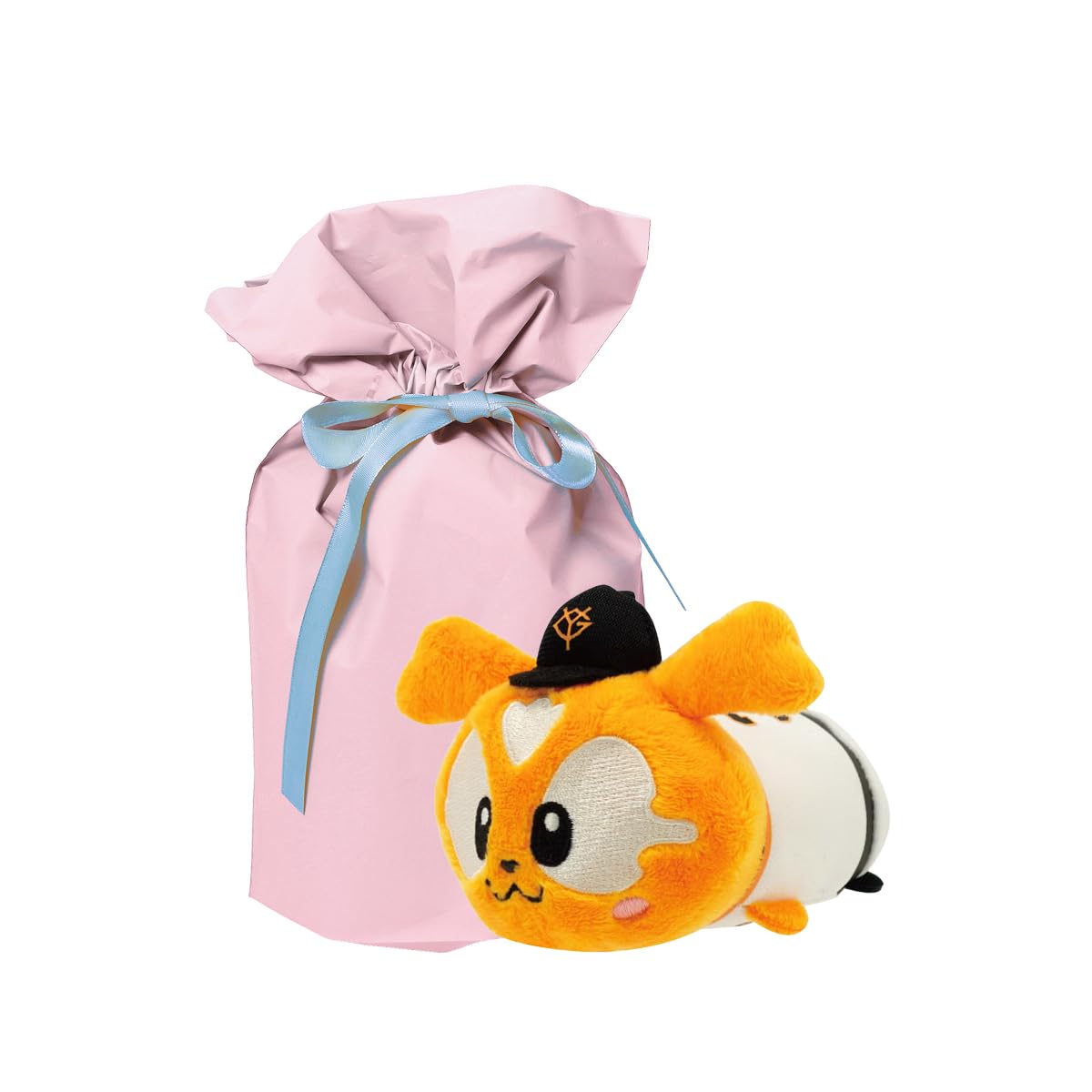 

Yoshitoku Norinori Jabbit Smile (10cm wide) [Yomiuri Giants] Official Licensed Product, Comes in a gift bag (with ribbon), Pink Color