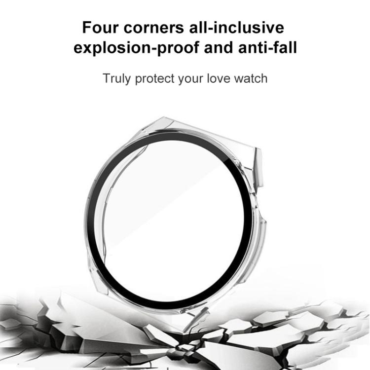 For Huawei Watch GT 3 Pro 46mm PC + Tempered Glass Watch Case
