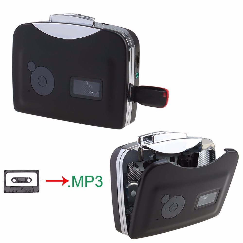 USB Cassette Tape Player Tape To MP3 Recording Music Into USB Flash Drive Adapter Music USB Cassette Player Converter