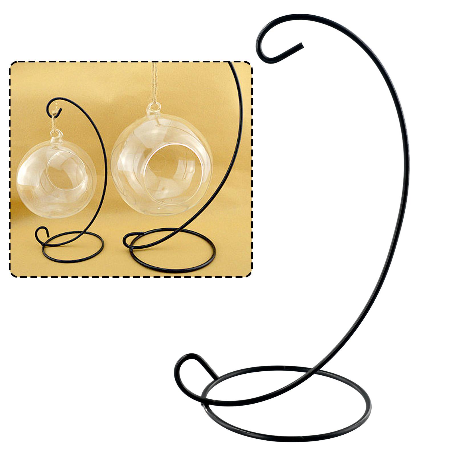 

Holder Stand Iron Stand Black 9in Christmas Decorative Hanging Bauble Light Weight Tree Plant Light High Quality