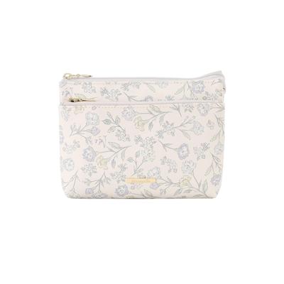 Afternoon Tea Living JS20 Flower Double Pouch, Ivory