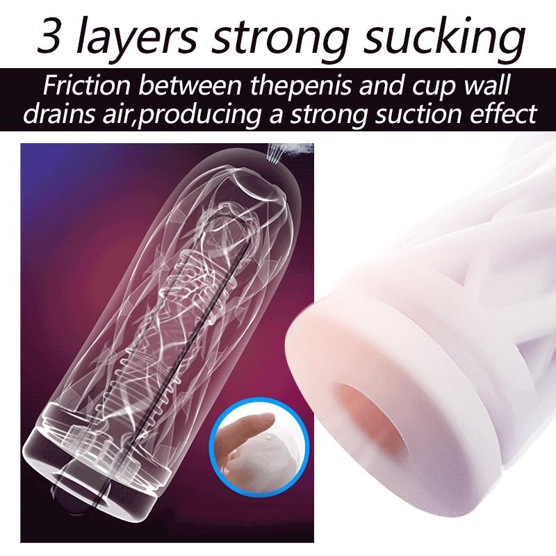 Soft Pocket Pussy Male Sex Toys Masturbator Tenga Realistic Artificial Vagina Vacuum Pocket Cup Adult Sex Products Shop