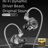 HiFi 3 5mm Detachable InEar Headphones with Volume Control Noise Isolation Earbuds for Gaming and Music Listening