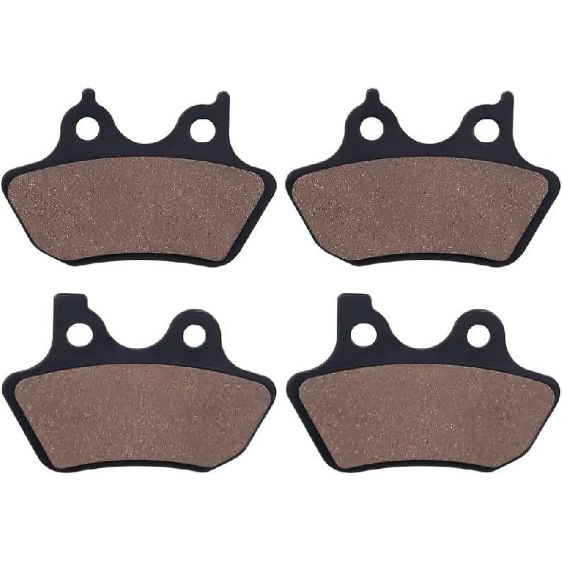 

Cyleto Front & Rear Brake Pads for Harley Heritage Softail FLSTCI FLSTC Davidson Heritage Classic 2000-2007/Fat Boy/Dyna Electra Glide/Sportster semi-metal