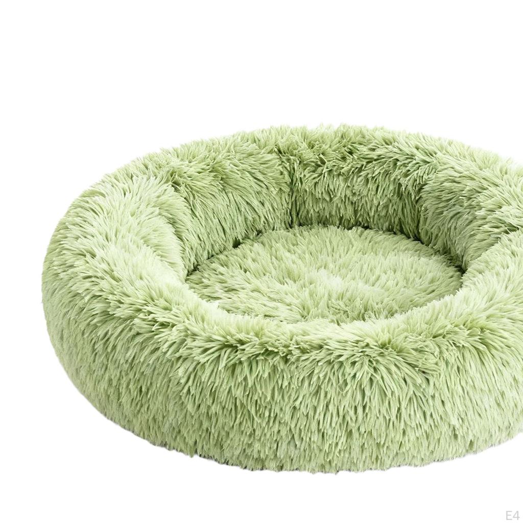 Donut Pet Bed Dog Self Warming Warm Comfortable Indoor Soft Diameter 40cm Cushion Washable for